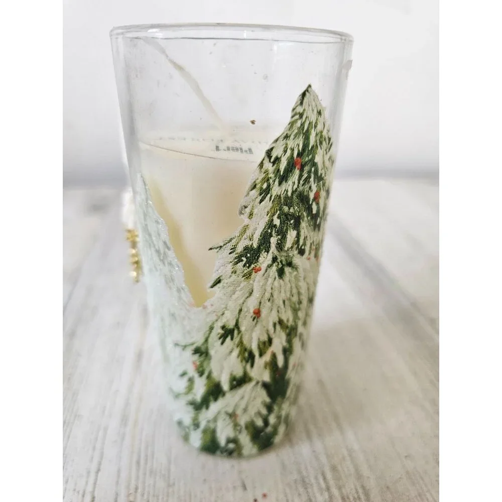 Pier‎ 1 holiday forest candle tree charm Xmas 6 oz vintage retired new